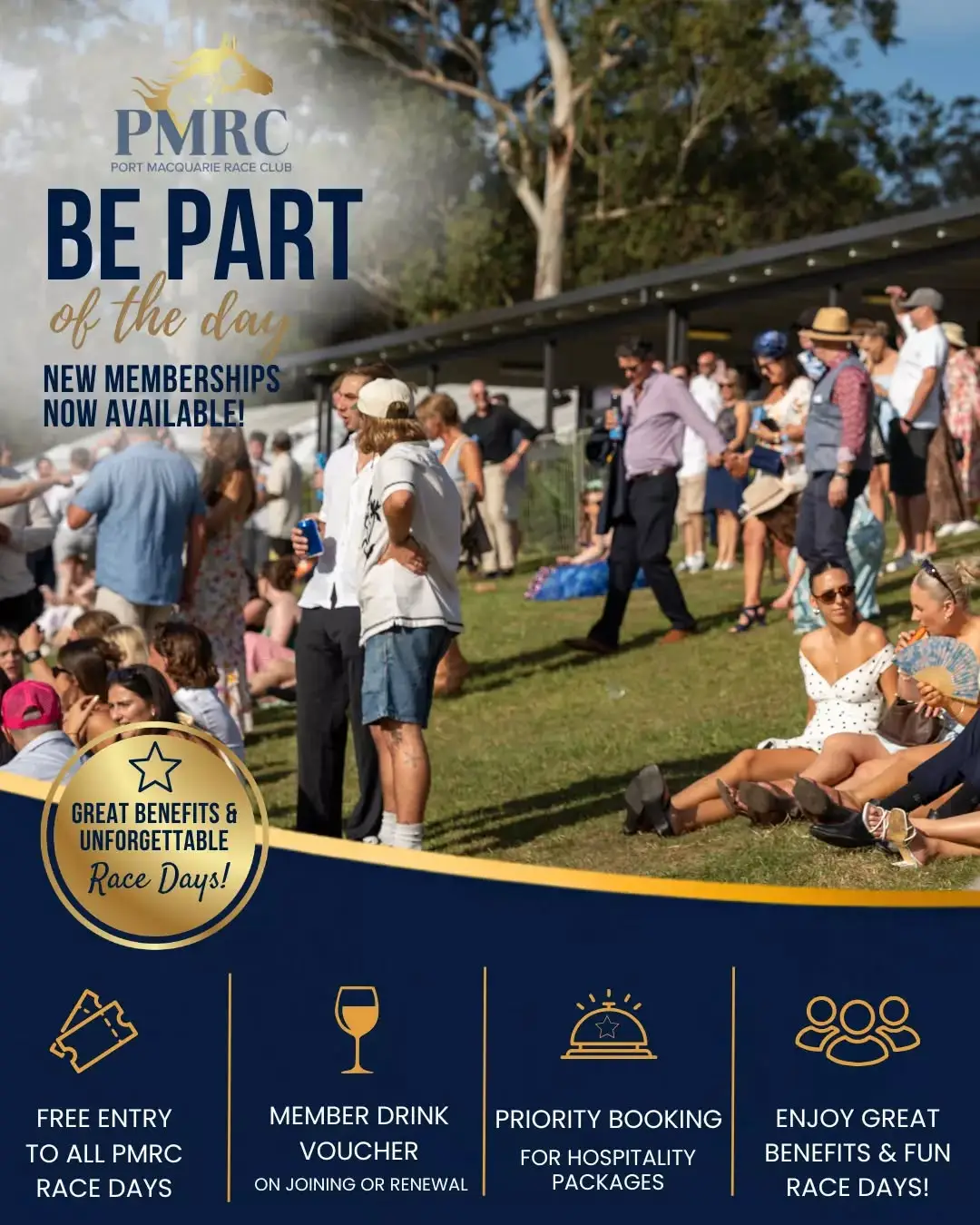 Feel the excitement of live racing, enjoy premium hospitality and experience one of the best social days on the Mid North Coast.

🎟️ Secure your spot and join us trackside soon.
Link in first comment!