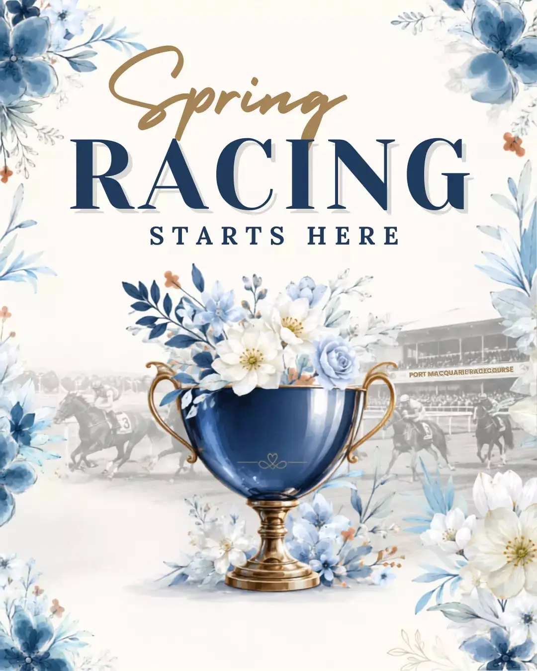 🌸 SPRING RACING HAS ARRIVED

A new season is here and the countdown to the Carlton Dry 3.5 Port Macquarie Cup is officially on.

Gather your friends, plan your race-day look and secure your place for Friday 9 October.

Get your tickets today!
Link in Bio