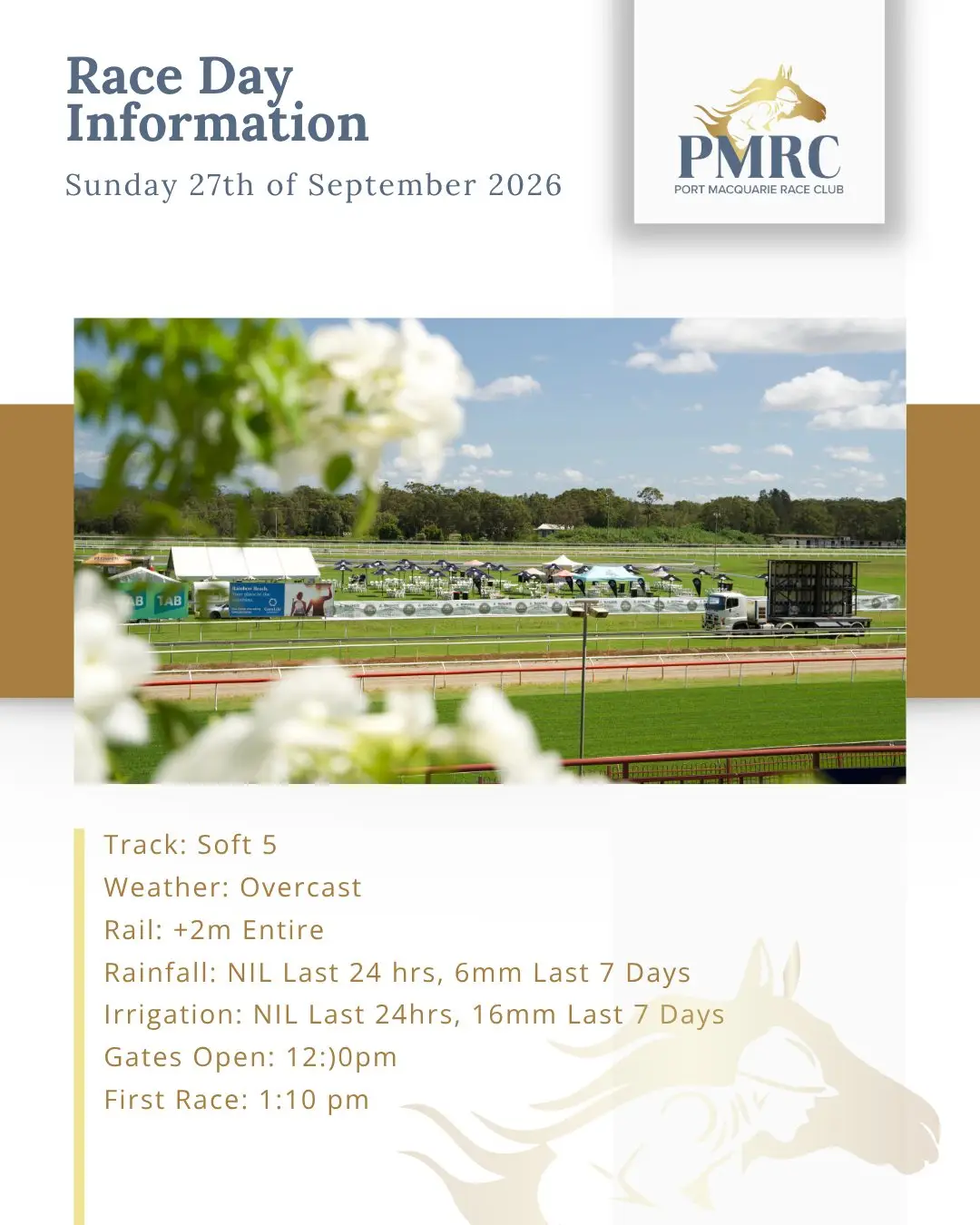 Racing today at @portmacquarieraceclub for the WIN Network Port Macquarie Cup Prelude race meeting. 
We have a stacked 8-race card with gates open from 12:00pm.